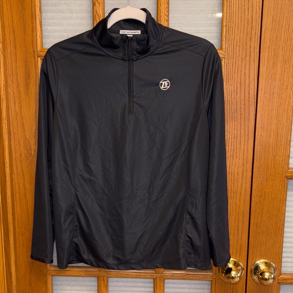 EUC Port Authority Charcoal Quarter-Zip Shirt